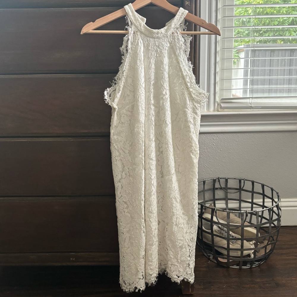 Boutique White Lace Dress